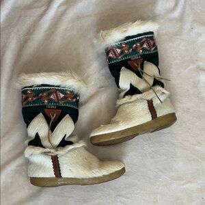 Vintage Tecnica fur boots